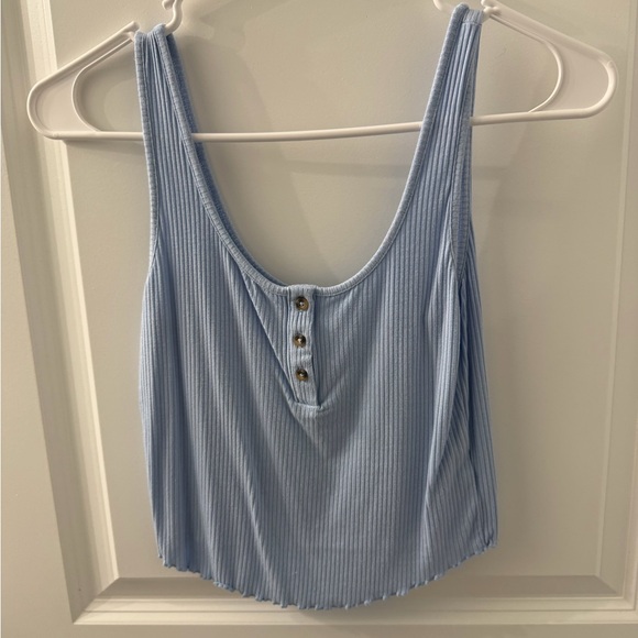 PacSun Tops - Light Blue textured Tank Top